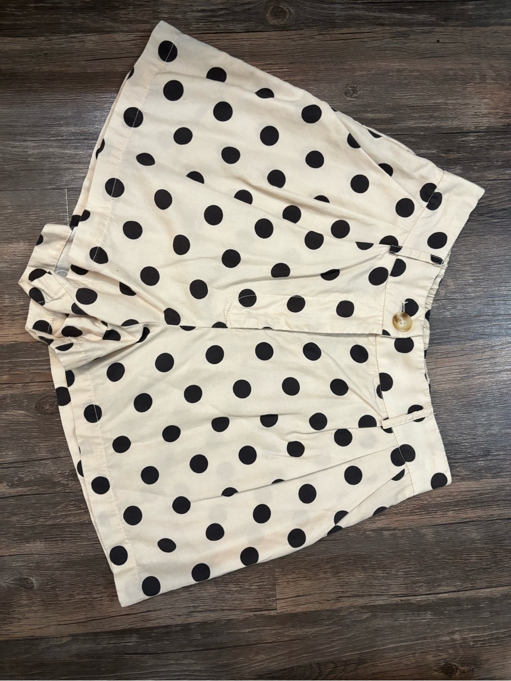 Mable Polka Dot shorts in Cream and Black
